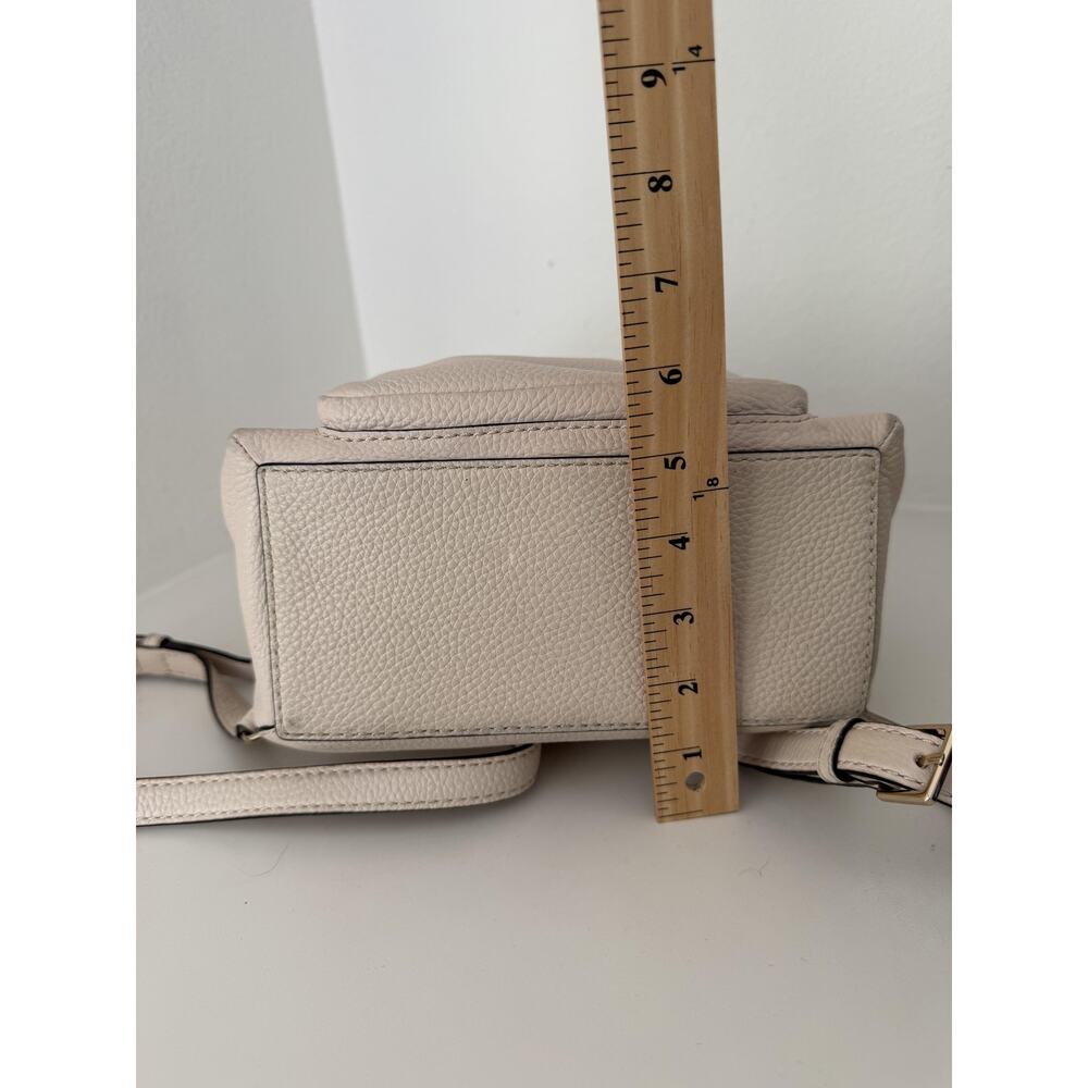 Kate Spade Jackson Street Keleigh Cream Leather Mini Backpack - Picture 14 of 16